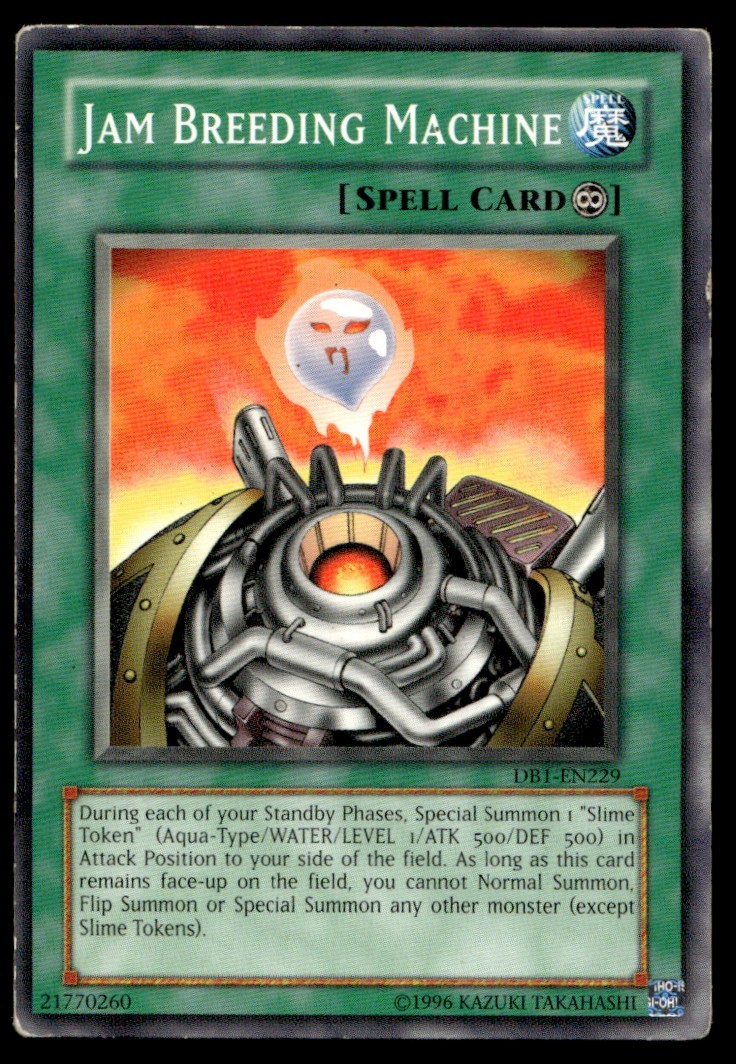 Jam Breeding Machine DB1 DB1-EN229 HP YuGiOh 