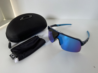 NEW Oakley Sutro Lite Prizm Sapphire Lenses Navy Blue/Sky Blue Frame OO9463-0639