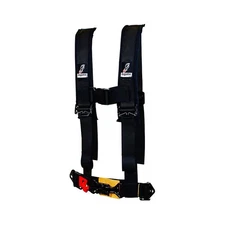 Dragonfire Racing Youth 4-Point H-Style Safety Harness 2" Black For POLARIS RZR