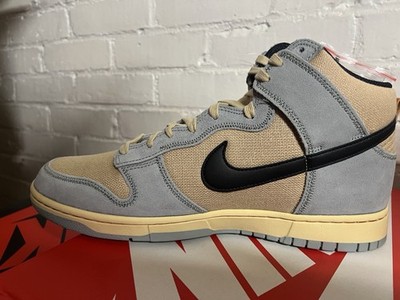 Nike Dunk Hi Retro SE Hemp Hoops Grain Black Light Pumice Mens 12