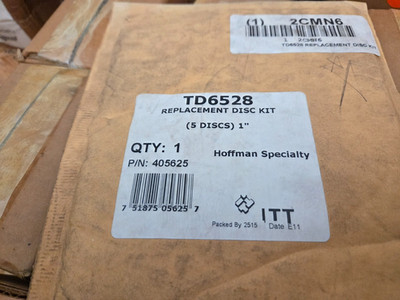 Hoffman Specialty 405625 TD6528 Replacement Disc Kit (5 Discs) 1''