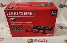 CRAFTSMAN V20 1 Dual Port Charger and 4 20V Battery 1.5Ah Set - CMCB2011-4C