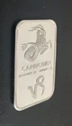 .999 Silver Bar Capricorn 1 Ounce Zodiac Sign From Madison Mint