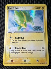 STAMPED Electrike 52/100 EX Crystal Guardians Reverse Holo 2006 Pokemon LP