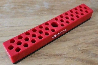 Hex Bit Organizer With Magnetic Base | Professional Quality Hex Bit Holder For Y