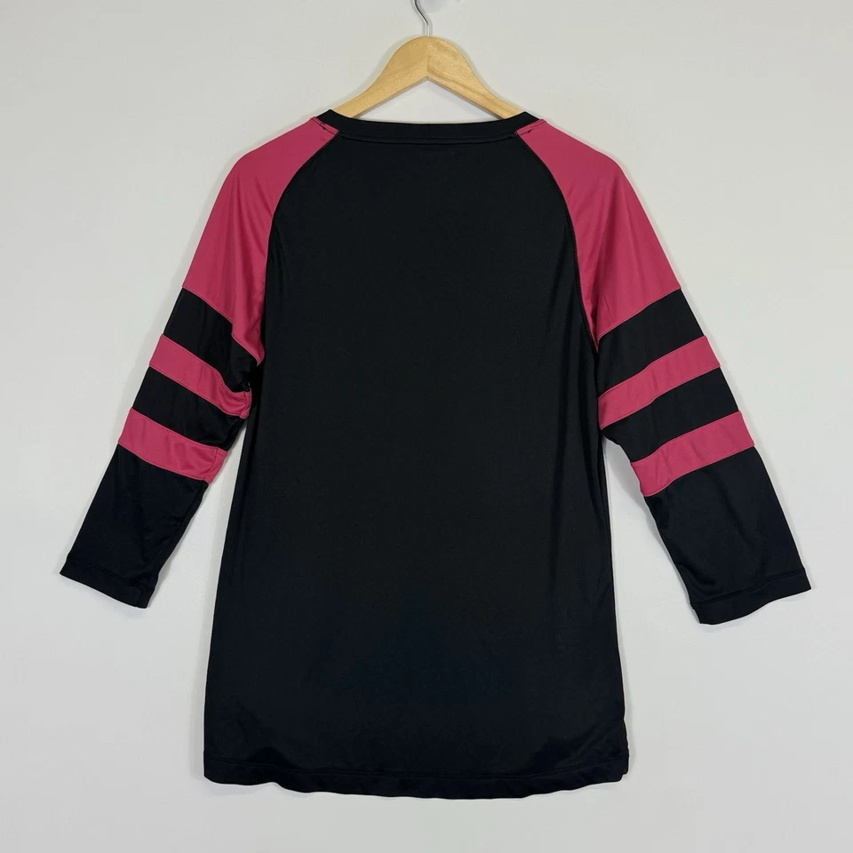 Camiseta Top Sombrio Negra Rosa Ciclismo Manga 3/4 Pedigrí Para Mujer XL Foto 4 de 4