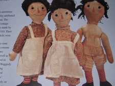 20pg Raggedy Ann Andy Doll History Article w/ Paper Doll / RAG DOLLS BEST LOVED