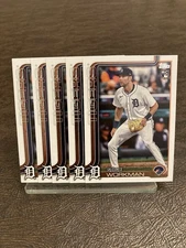 2025 Topps Update Gage Workman Rookie RC 5-Card Player Lot #US118 Tigers
