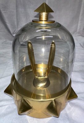 Pottery Barn Teen Emily Merritt Bunny Ears  Jewelry Cloche Dome Holder Organizer