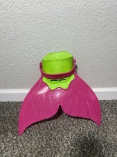 FINIS Mermaid Monofin Pink Green Youth Swim Training Fin Mermaid Tail Flipper