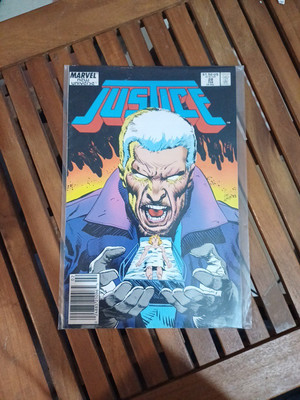 Justice #28 - 1986 series Marvel comics NM minus Full description below [u.