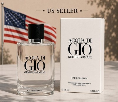 New Giorgio Armani Aqua Di Gio 4.2oz Spray for Men Eau De Parfum sealed box