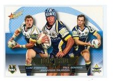 2006 Select Accolade TOP TRIO O'Donnell/Thurston/Bowman (Cowboys) NRL Card # TT8