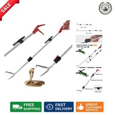 Ultimate Snake Handling Tool: 86-Inch Collapsible Tongs with Safety Features