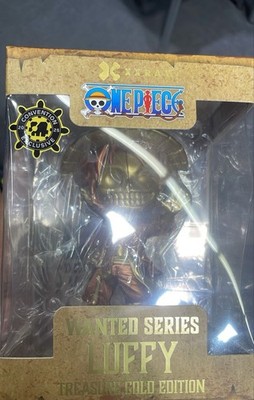 Mighty Jaxx Wanted Series Luffy Treasure Gold Edition SDCC Exclusive One Piece