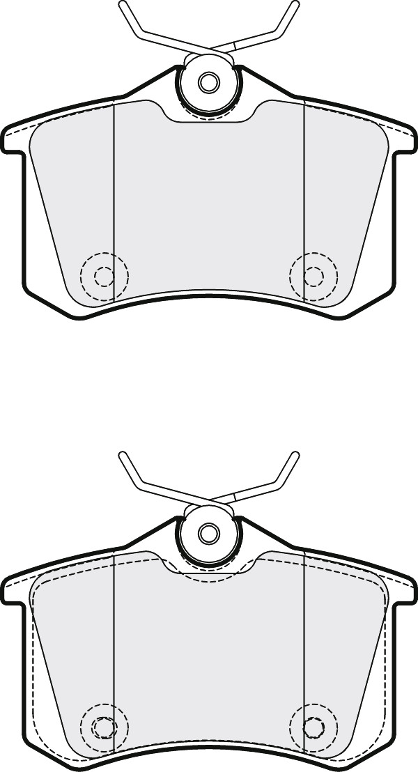Brake Pads Set fits DS DS4 1.6D Rear 16 to 18 Proformer Quality Guaranteed