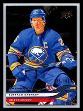 2025-26 UD Series 1 UD Exclusives #14 Rasmus Dahlin /100