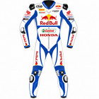 Blue White Honda Motorcycle Racing Suit Leather Track Riding Protective Moto GP