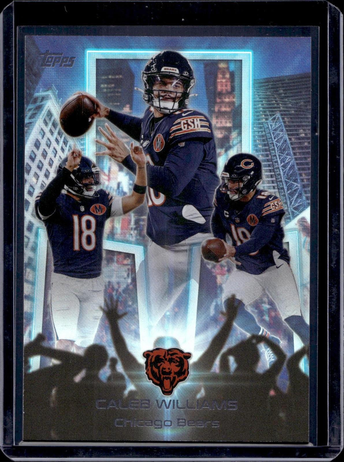 2026 Topps Flagship Caleb Williams Billboard Material Chicago Bears BM-3