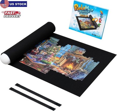 Jigsaw Puzzle Mat Roll Up, Portable Puzzle Board Puzzle Storage Puzzle Saver, En