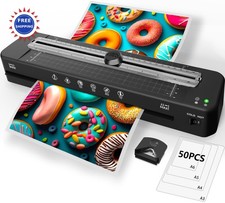 Laminator Machine 13 Inch A3 11x17 with Paper Cutter and Corner Rounder Sheets