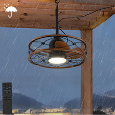Deckenventilator Mit Beleuchtung Und Fernbedienung IP65 Wasserdicht Aussen Venti