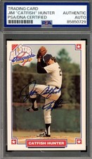Jim Catfish Hunter PSA DNA Signed 1993 Nabisco All Stars Autograph