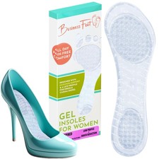 High Heel Inserts for Women Comfort Gel Shoe Inserts Clear- Weight Shifting I...