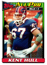 1991 Topps Kent Hull Buffalo Bills #47
