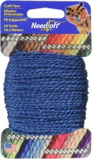 Needloft Plastic Canvas Yarn, 20 yards - Dark Royal Blue
