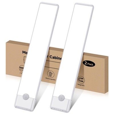 Motion Sensor Under Cabinet Lights, Magnetic Rechargeable Under Counter Close...