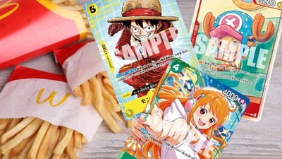 ONE PIECE Card McDonald's Promo Set 2025 Luffy Nami Ace Shanks