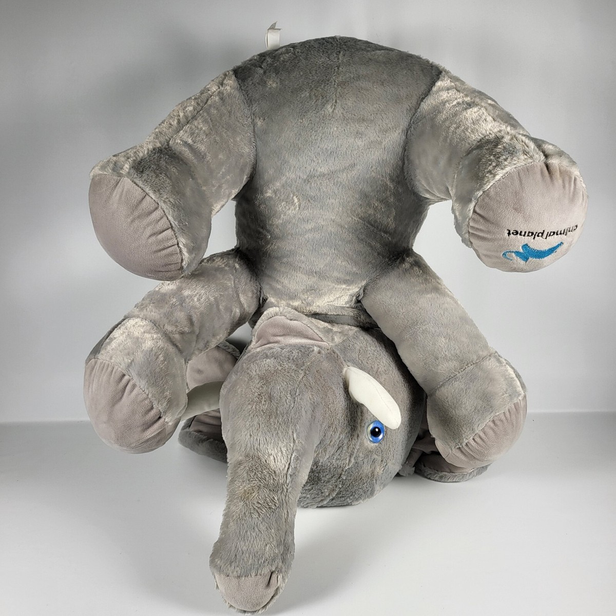 ◆BLUE ELEPHANT◆ SIGMA grey Animal Planet Plush 28