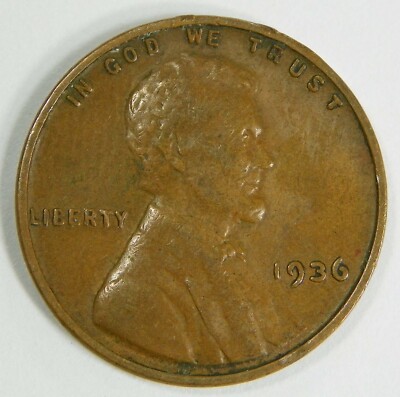 〜60s vintage PENNYS ombre check swingtop 1936 P Lincoln Wheat Cent Reverse Lamination Error | eBay