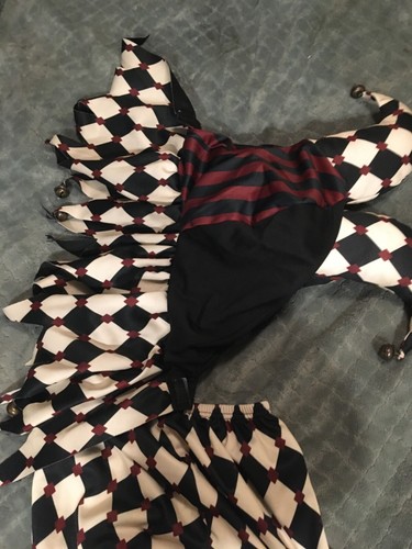 Clown Outfit, pants and hat for boy, roughly size 10/12, Jester costume - Picture 2 of 6