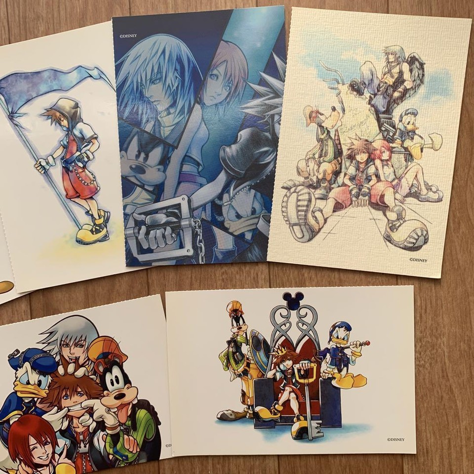 Kingdom Hearts Postcard Set Anime Goods From Japan eBay