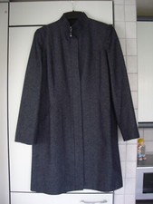 E-vie Wool Mixed Coat - Dark Blue - Size 14 - New With Tags