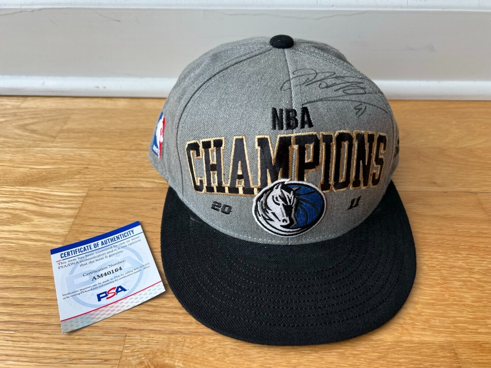 Dirk Nowitzki Signed Hat Dallas Mavericks NBA Champion 2011 PSA Hall of  Fame HOF