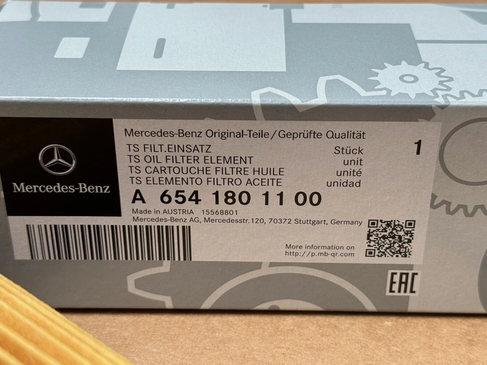 Engine Oil Filter Kit For Mercedes-Benz SPRINTER 2500 3500 35XD A6541801100 NEW - Image 2 of 4