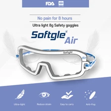 Ultra light 9g Safety goggles Super comfort Anti fog made in Korea