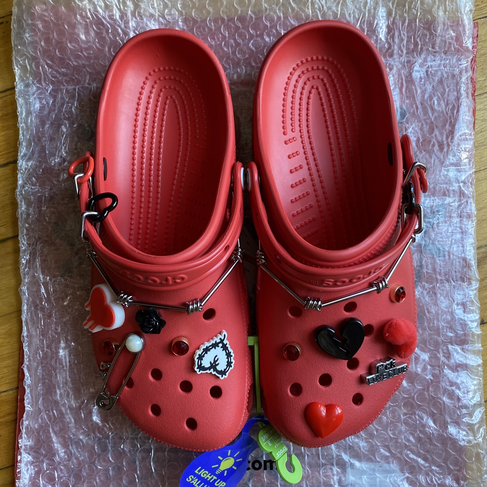 Karol G x Crocs Classic Clog Limited Edition Red Mens 10 / Womens 12 image 3