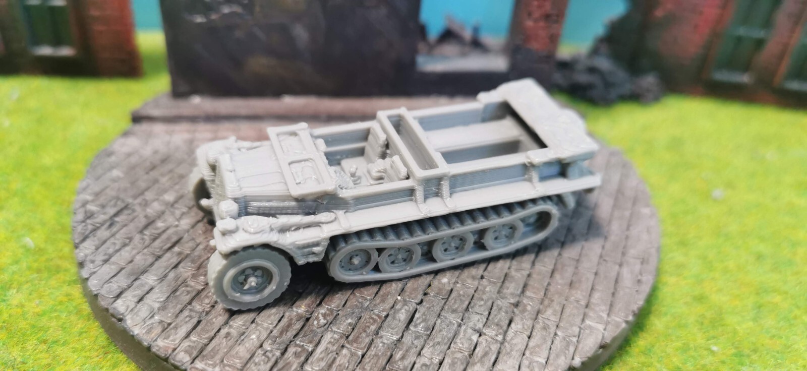 Veicolo Sd. 10 Semicingolati " Aperti " Autocarro Wehrmacht Modello WW2 1:87 1: