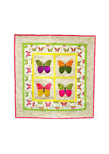 Butterfly Quilt - Handmade Baby Quilt - Baby Girl Quilt