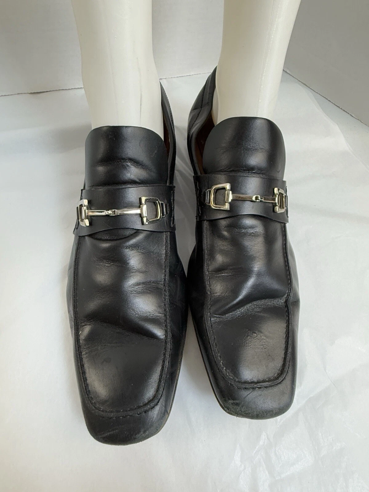 Mocassins vintage Gucci Horsebit homme taille 12 1/2 M made in Italy époque Tom Ford