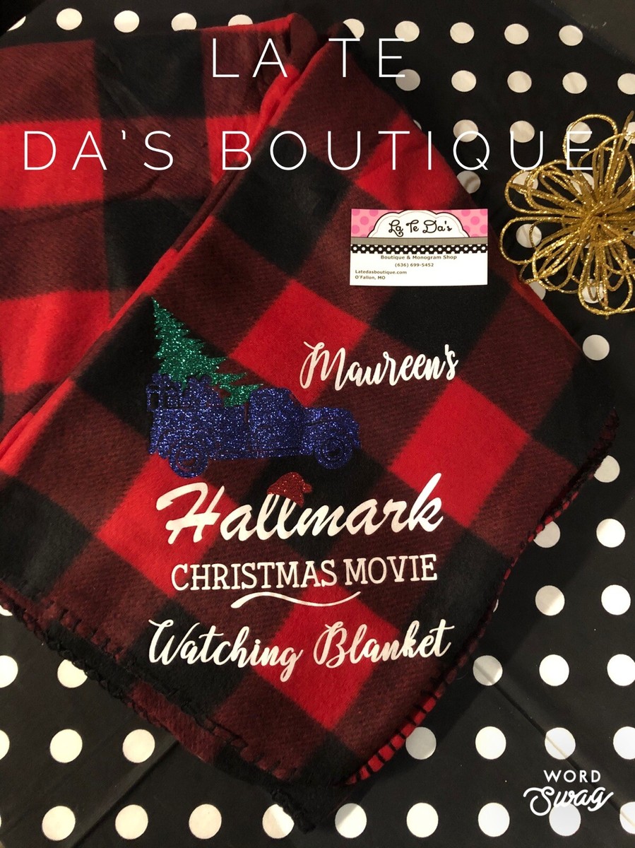 Custom Fleece Blankets~Christmas Movie Watching Blanket~50”x60”