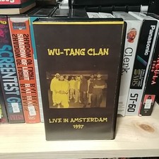 Wu Tang Clan VHS Live Amsterdam 1997 Hip Hop Rap Concert