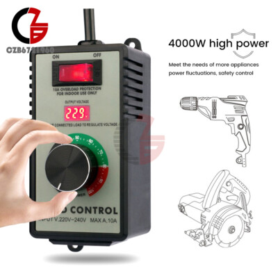 110V/220V Electric Motor Rheostat Variable Speed Controller For Router ...