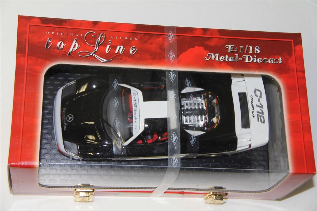 1/18 GUILOY MERCEDES C112 SPORT CONCEPT, BLACK/WHITE , NEW | eBay