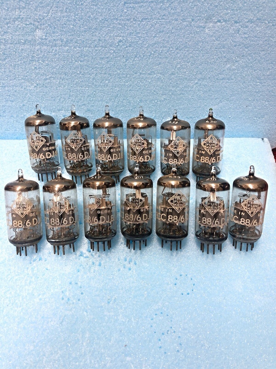 ★Telefunken ECC88/6DJ8 真空管 2本セット　ダイヤマーク ☆Telefunken ECC88/6DJ8 真空管 2本セット ダイヤマーク