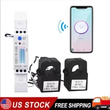 Smart Energy Meter 2Phase 3wires WIFI Power Consumption Monitor kWh Wattmeter